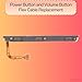 BESJMYT for Samsung Galaxy Note 10 Plus 5G Power Button and Volume Button Flex Cable Replacement - Side Power On/Off Switch Control Button Connector Flexible Cable Repair Parts for SM-N976U