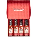 Lola's Fine Hot Sauce Original, All-Natural Red Jalapeños, Habanero, Lime, & Garlic Blend, Gluten-Free, Keto, & Vegan, Family Recipe Hot Sauce for Eggs, Tacos, Meats, & More, 5 oz, 4-Pack