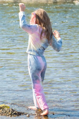 Image of Arshiner Girls 2 Piece Outfits Fashion Twist Front Tracksuit Long Sleeve Pullover Sweatshirt Sweatpants Jogger set Sweatsuit