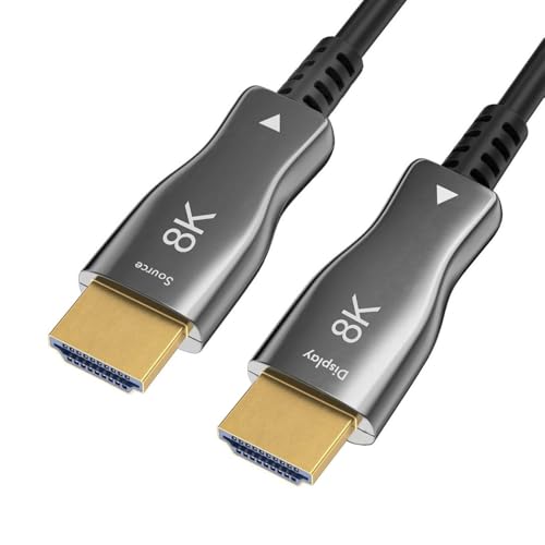 �A�C�l�b�N�X(AINEX) 8K�Ή� ���t�@�C�o�[ �E���g���n�C�X�s�[�hHDMI�P�[�u�� 15m 48Gbps�Ή��A8K/60Hz�A4K/120Hz�A1080p/240Hz�Ή� AMC-HDU150