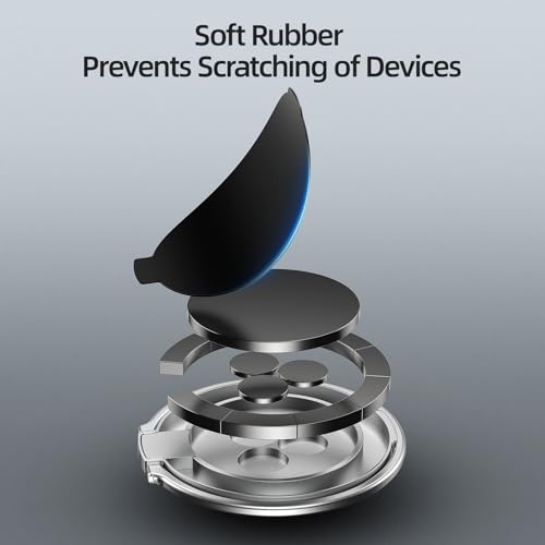 Soporte de anillo magnético para evitar caídas de smartphone compatible con Osmo Mobile 5