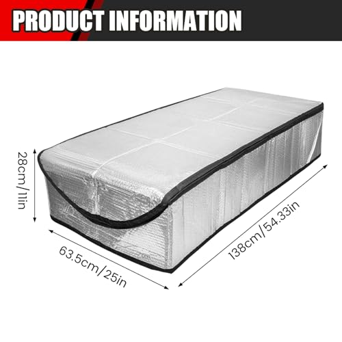 Cubierta aislante para puerta de ático evita pérdidas de calor 7