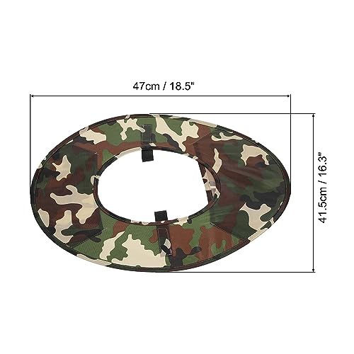 PATIKIL Hard Hat Sun Shade, Sun Shield Hard Hat Full Brim Attachment for Construction Outdoor Work, Camo by PATIKIL - Image 2