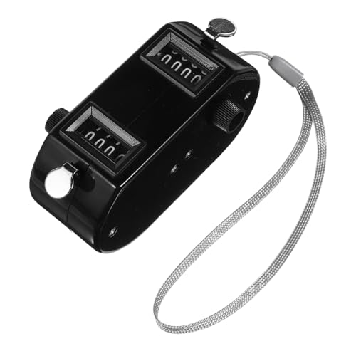 Sosoport Counter Clicker with 4 Numbers Mechanical for Golf Score Baseball Pitch Lap Fishing Portable Easy Operation