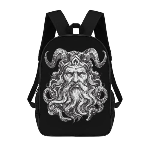 God Hades Mythical Symbols Unisex Backpack 17