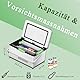 Yopyuenn Medikamente Kühlschrank, Insulin Kühlbox Tragbare mit 3 Batterien,Mini Intelligente Elektrische Thermostat Kühler Große Kältetechnik Raum für Auto, Reisen, Zuhause Medizinische Kühltasche