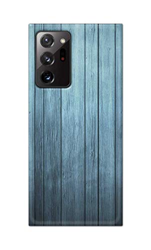 Image of Printed Hard Back Cover Case for Samsung Galaxy Note 20 Ultra 4G | Note 20 Ultra 5G Back Cover (Wooden Blue) -1302
