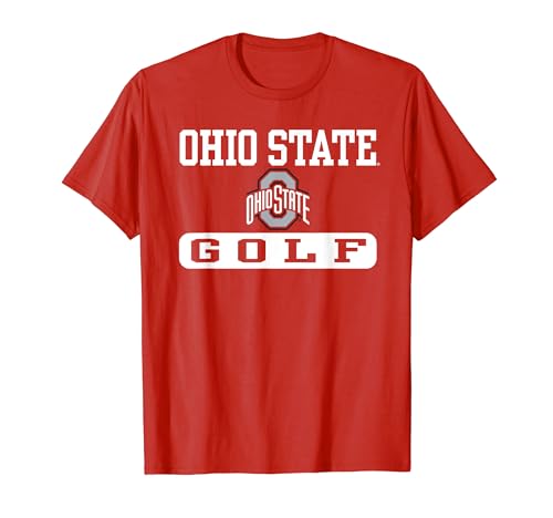 Ohio State Buckeyes Golf Red T-Shirt