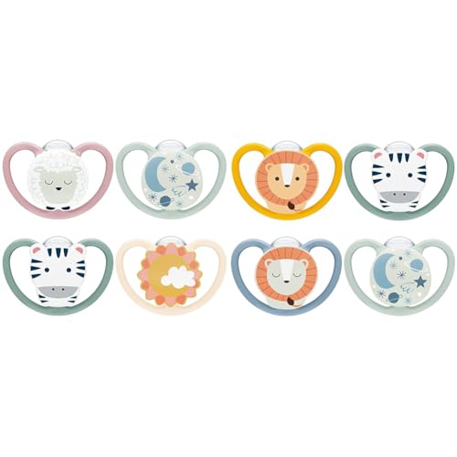 Tetine pour bébé NUK Space 18-36 mois sucette phosphorescente nuit