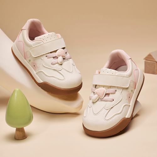 Balabala Toddler Shoes Toddler Girl Sneakers Barefoot Boy Walking Shoes Cute Baby Tennis Shoe Slip on Running Sneakers2