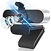 Produktbild 1080p-Webcam mit Mikrofon USB-Webcam Plug & Play 360-Grad-Drehung für Computerkameras mit 110-Grad-Weitwinkel mit Datenschutzabdeckung für Desktop-, Laptop- und Videoanruf-Aufzeichnungskonferenzen