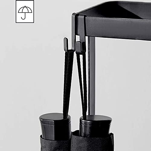 Porte-parapluies contre sols mouillés avec bac de récupération eau