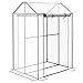 Produktbild Outsunny Foliengewächshaus, Gewächshaus mit Doppeltür, Treibhaus, Winddichtes Tomatenhaus für Garten, Weiß, 100 x 80 x 150 cm