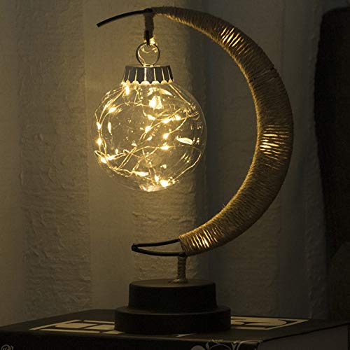 The Enchanted Lunar Lamp - Lampe Lune LED Veilleuse Galaxie à Suspendre Lampe Lune Magique Lune Veilleuse Cadeau Souvenir (Warm) Cover