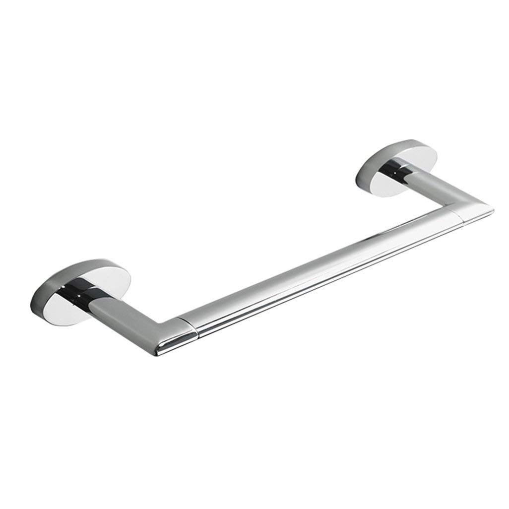 Towel Bar Wall Mounted Brass Towel Rail Towel Holder Square Base Polished Chrome Finish For Bathroom Or Kitchen