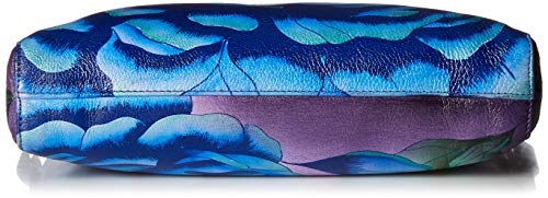 Image of Anna by Anuschka Women's Hand-painted Women's Genuine Leather Slim Medium Crossbody