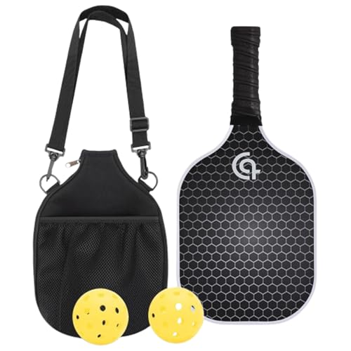 Conjunto de con bolsa - paleta de carbono, pala exterior | Paleta de fibra de carbono ligera con agarre cómodo, equipo de corte duradero para hombres mujeres, ideal