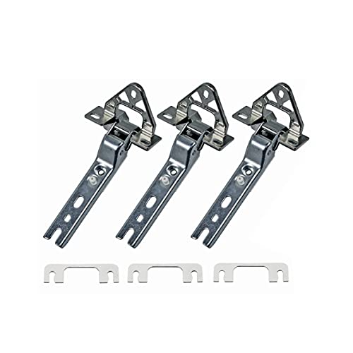 3 x Charnières de porte encastrée de réfrigérateur - rechange pour MIELE KÜPPERSBUSCH BOSCH SIEMENS CONSTRUCTA NEFF 268699 55099 50481 5554870 (voir 'Description du produit')