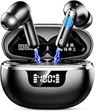 Cómodo control táctil y amplia compatibilidad: los auriculares con cancelación de ruido soportan el control táctil de doble oreja, proporcionando un funcionamiento cómodo en el control de volumen, canción anterior/siguiente, pausa y contesta llamadas, así como control de asistente de voz. Ya sea que estés haciendo ejercicio, conduciendo o corriendo, tus manos están completamente libres. Los auriculares inalámbricos Bluetooth 5.4 son compatibles con casi dispositivos habilitados para Bluetooth como iOS, teléfonos celulares Android, tabletas, portátiles, TV, etc.