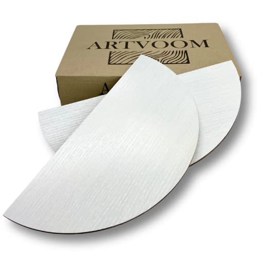 Half Circles Wall Panels, 3D Wood Wall Panels, abstract decorative,