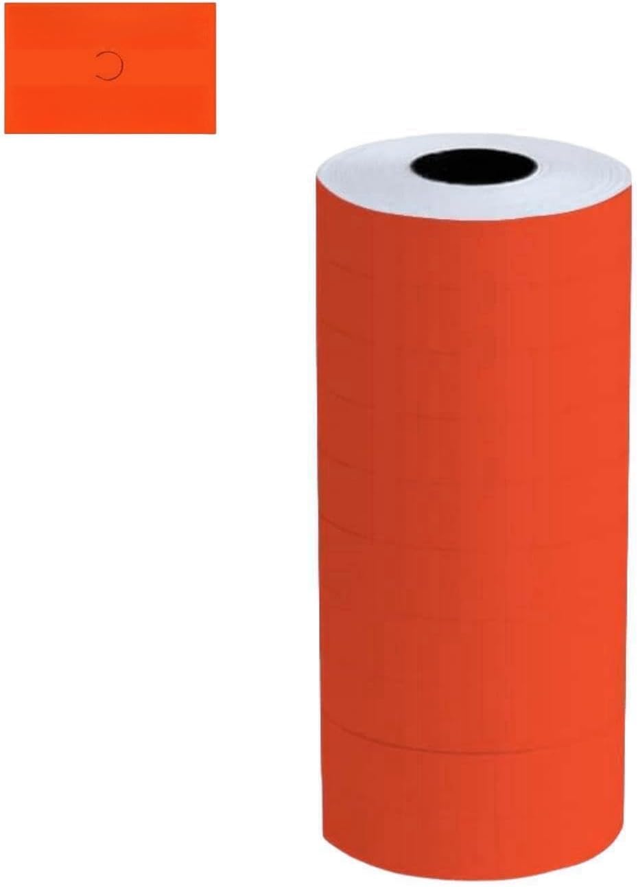 Étiquettes pour pistolet de prix, 2 lignes, étiquettes en papier pour pistolets de prix et de date, compatibles avec différents pistolets de prix