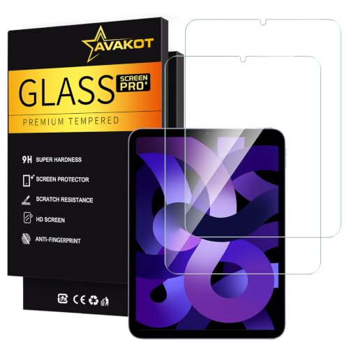 avakot 2 Pack Tempered Glass Screen Protector for iPad Air 4/5 & Pro 11