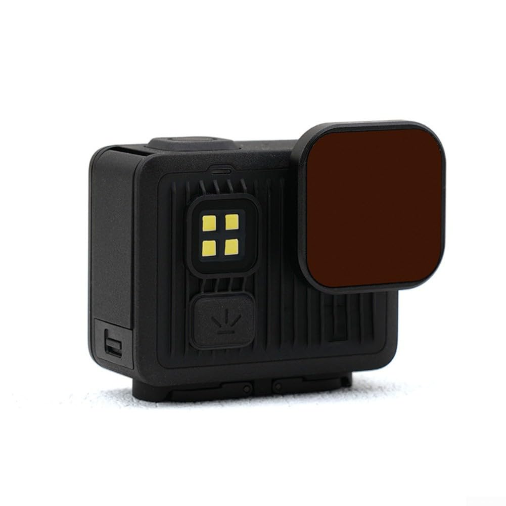 Set di filtri essenziali per Go Pro Hero 11/10/9/8/7, 3 in 1 ND CPL UV filtri lente per action camera, lega di alluminio vetro ottico, 4 x 4 x 1 cm (4 in 1)