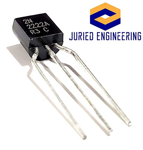 Juried Engineering 2N2222A 2N2222 2222 Transistor Bjt Npn 75V 0.6A 625Mw 3-Pin To-92 Epitaxial Silicon Bipolar Transistors Commercial Grade - Manufactured In Germany (Pack Of 25) #TOP1