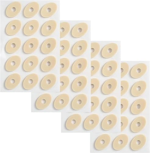 Image of 60 Pcs Corn Cushions for Feet – Self-Adhesive Callus & Corn Plasters – Soft Latex Foam Pads for Heel & Foot Pain Relief – Waterproof Oval Toe & Foot Protectors