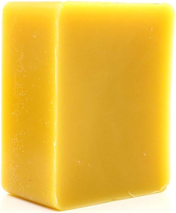 TooGet Pure Yellow Beeswax Blocks - 100% Natural, Cosmetic Grade, Triple Filtered - 14 OZ (4 Pack) - Beeswax for Crafting & Body Care