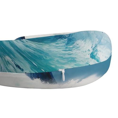 Almohada de espuma viscoelástica 29 cm de viaje miniatura 4