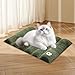 Baoblaze Soft Pet Sleeping Mat Dog Crate Mattress All Seasons Pet Beds Pad Cushion Washable Dog Bed Mat for Puppy Small Pets, Deep Green XXXL