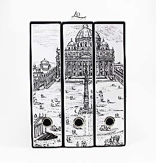 1000104 SET 3 RACCOGLITORI AD ANELLI ROMA DORSO 8 MECCANISMO A LEVA