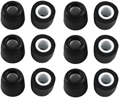 Zotech 6 Pair Memory Foam Replacement Earbuds, Ear Tips for JayBird BlueBuds X, X2 & X3 Sport Headphones (Small)