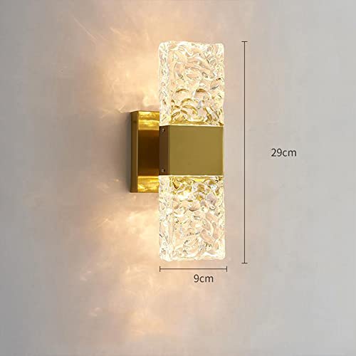 Applique murale cristal moderne dorée 8W design haut de gamme - 4