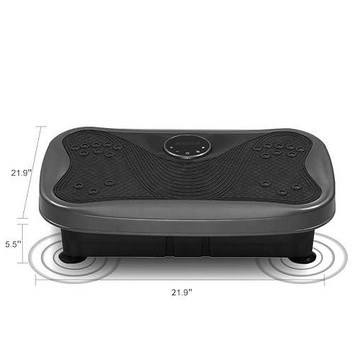 Plataforma Vibratoria para Quemar Grasa con 120 Niveles de Velocidad y Motor de 200 W - Silenciosa para Uso en Casa o Oficina, Diseño Plegable y Portátil que Trabaja la Grasa del Abdomen y Muslos, Entrenamiento Completo para Madres Ocupadas y Principiante miniatura 2