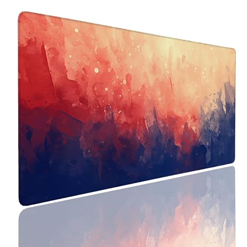 Tapis de bureau gamer extra large pour setup informatique moderne et espace de travail soigné