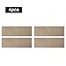 COSY HOMEER Edging Stair Treads Non-Slip Carpet Mat 28inX9in Indoor Stair Runners for Wooden Steps, Edging Stair Rugs for Kids and Dogs, 100% Polyester TPE Backing(4pc, Beige)