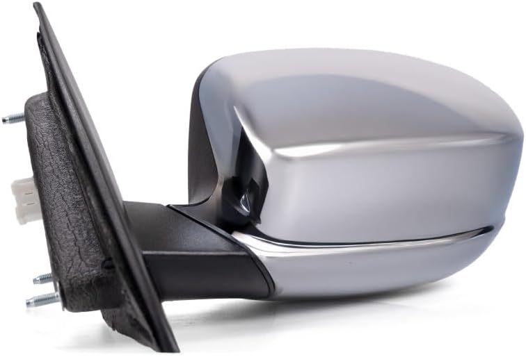 For Chrysler 200 2011 2012 2013 2014 Door Mirror Driver Side | Power | Heated | Chrome | Replacement For CH1320329 | 68081540AD, 68101147AA