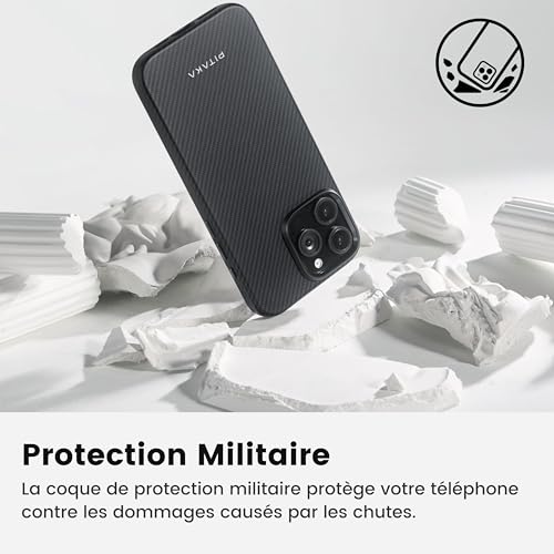 Coque fine iPhone 16 Pro Pitaka évite les rayures protection antichoc - 2