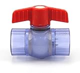 Incluye: válvula de bola x ProYXA YXA-Models, 20mm / 25mm / 32mm / 40mm / 50mmID PVC Bola Adaptador de Acoplamiento de la válvula Conector de Agua for el jardín de riego Sistema de Peces de Acuario Tanque de Bricolaje