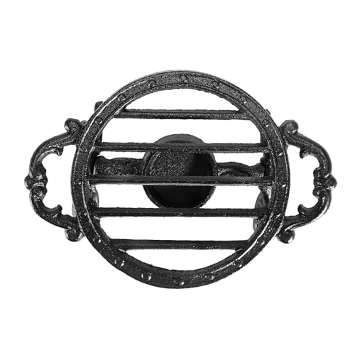 Sumnacon Round Tea Warmer Cast Iron Tea Pot Warmer with Tealight Candle Holder Sturdy Functional Teapot Warmer Stand for Office Party or Desk RetroTea Pot Heater for Heating Milk,Tea,Coffee,Food