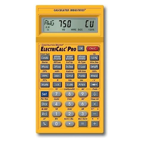 Calculated Industries 5070 ElectriCalc Pro Electrical Code Calculator Cover