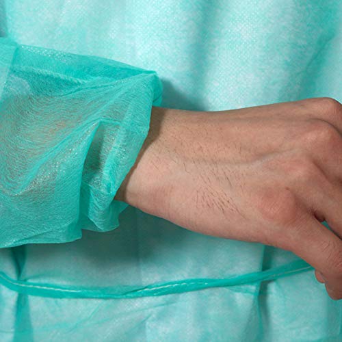 Suruc - Security Protection Clothes, Disposable Bandage Coveralls Surgical Gown, Dust-proof Isolation Clothes Labour Suit(Green)