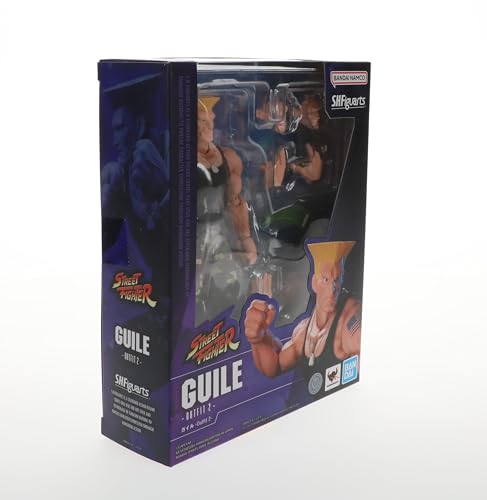 TAMASHII NATIONS - Street Fighter - Guile -Outfit 2-, Bandai Spirits S.H.Figuarts Action Figure, Guile (Outfit 2), 6.3 inches - Image 3