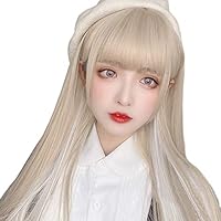 SW213 原宿風 耐熱 ウィッグ かつら ロリータ 日常 ロングストレート Amazon.co.jp: ウィッグ ロリータ 原宿風 GAL系 耐熱ウィッグ