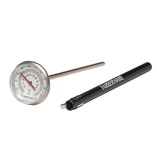 Farberware Protek Instant Read Pocket Holder Thermometer, One Size, Stainless Steel