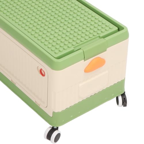 Caixa de Armazenamento de Brinquedos Rolantes, Organizador de Armazenamento de Brinquedos Dobrável,