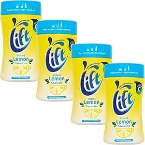Lift Instant Lemon Tea Reduced Sweetness 165g (4 Pack Bundle) : Amazon ...