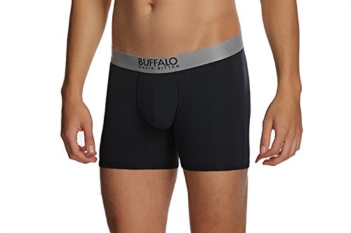 Buffalo David Bitton 2-Pack Men's Microfiber Stretch Boxer Briefs - BD10811P (XL, White)